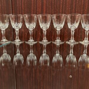 Luminarc Verrerie D'Arques France Crystal Cordials Set of 7